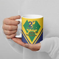 Saint Vincent and the Grenadines Independence Day Ceramic Mug Simple Style - Wonder Print Shop