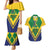 Saint Vincent and the Grenadines Independence Day Couples Matching Mermaid Dress and Hawaiian Shirt Simple Style - Wonder Print Shop