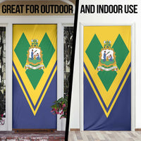 Saint Vincent and the Grenadines Independence Day Door Cover Simple Style - Wonder Print Shop