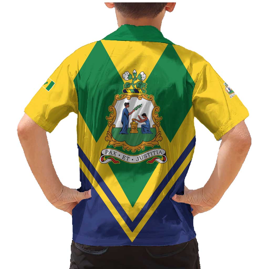 Saint Vincent and the Grenadines Independence Day Family Matching Mermaid Dress and Hawaiian Shirt Simple Style - Wonder Print Shop