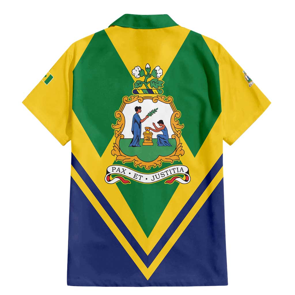 Saint Vincent and the Grenadines Independence Day Family Matching Mermaid Dress and Hawaiian Shirt Simple Style - Wonder Print Shop