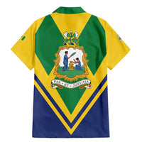 Saint Vincent and the Grenadines Independence Day Family Matching Mermaid Dress and Hawaiian Shirt Simple Style - Wonder Print Shop