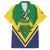 Saint Vincent and the Grenadines Independence Day Family Matching Puletasi and Hawaiian Shirt Simple Style - Wonder Print Shop