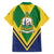 Saint Vincent and the Grenadines Independence Day Family Matching Puletasi and Hawaiian Shirt Simple Style - Wonder Print Shop