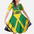 Saint Vincent and the Grenadines Independence Day Family Matching Short Sleeve Bodycon Dress and Hawaiian Shirt Simple Style - Wonder Print Shop