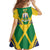 Saint Vincent and the Grenadines Independence Day Family Matching Short Sleeve Bodycon Dress and Hawaiian Shirt Simple Style - Wonder Print Shop