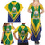 Saint Vincent and the Grenadines Independence Day Family Matching Summer Maxi Dress and Hawaiian Shirt Simple Style - Wonder Print Shop