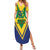 Saint Vincent and the Grenadines Independence Day Family Matching Summer Maxi Dress and Hawaiian Shirt Simple Style - Wonder Print Shop