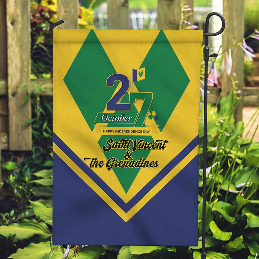 Saint Vincent and the Grenadines Independence Day Garden Flag Simple Style - Wonder Print Shop