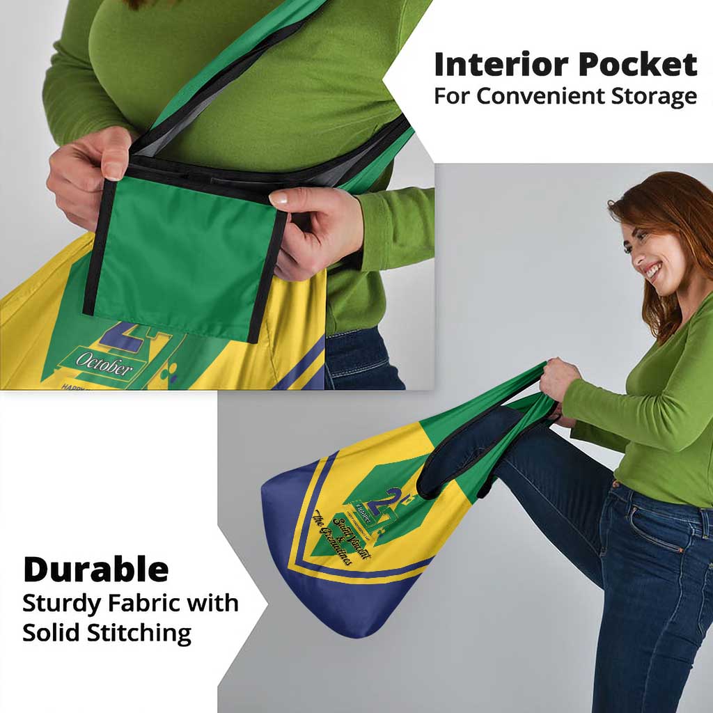 Saint Vincent and the Grenadines Independence Day Grocery Bag Simple Style - Wonder Print Shop