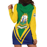 Saint Vincent and the Grenadines Independence Day Hoodie Dress Simple Style - Wonder Print Shop