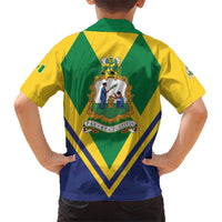 Saint Vincent and the Grenadines Independence Day Kid Hawaiian Shirt Simple Style - Wonder Print Shop