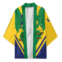 Saint Vincent and the Grenadines Independence Day Kimono Simple Style - Wonder Print Shop