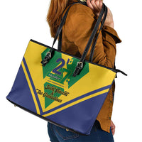 Saint Vincent and the Grenadines Independence Day Leather Tote Bag Simple Style - Wonder Print Shop