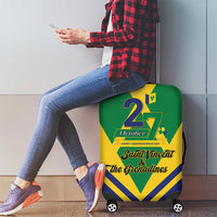 Saint Vincent and the Grenadines Independence Day Luggage Cover Simple Style - Wonder Print Shop