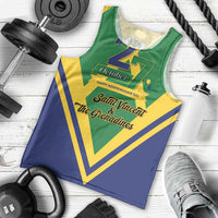 Saint Vincent and the Grenadines Independence Day Men Tank Top Simple Style - Wonder Print Shop