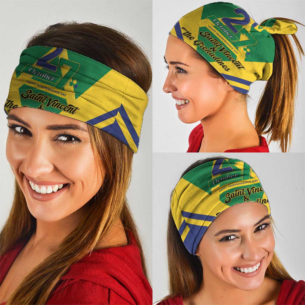 Saint Vincent and the Grenadines Independence Day Neck Gaiter Simple Style - Wonder Print Shop