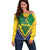 Saint Vincent and the Grenadines Independence Day Off Shoulder Sweater Simple Style - Wonder Print Shop