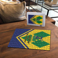 Saint Vincent and the Grenadines Independence Day Puzzle Simple Style - Wonder Print Shop