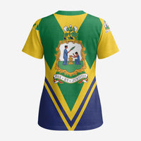 Saint Vincent and the Grenadines Independence Day Scrub Top Simple Style - Wonder Print Shop