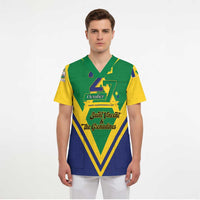 Saint Vincent and the Grenadines Independence Day Scrub Top Simple Style - Wonder Print Shop
