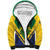 Saint Vincent and the Grenadines Independence Day Sherpa Hoodie Simple Style - Wonder Print Shop