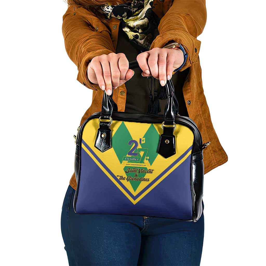 Saint Vincent and the Grenadines Independence Day Shoulder Handbag Simple Style - Wonder Print Shop