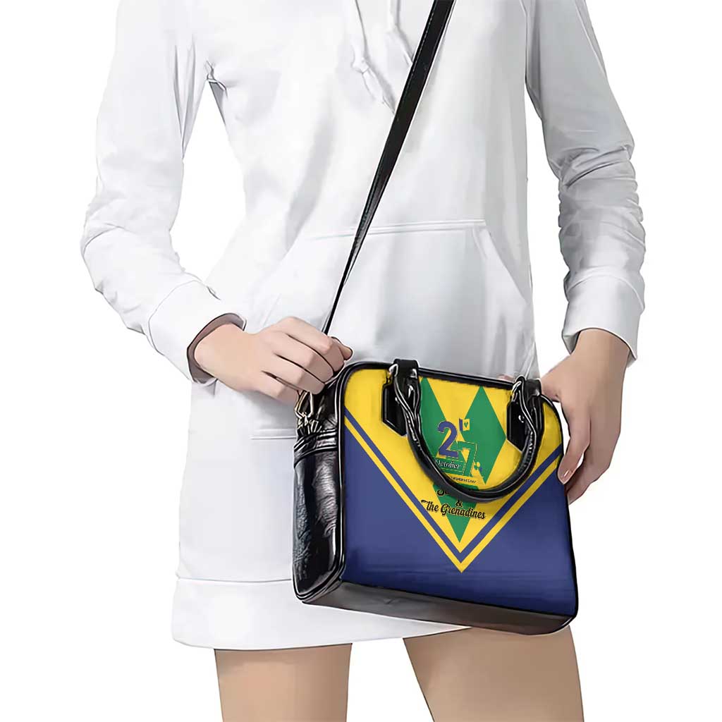 Saint Vincent and the Grenadines Independence Day Shoulder Handbag Simple Style - Wonder Print Shop