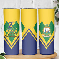 Saint Vincent and the Grenadines Independence Day Skinny Tumbler Simple Style - Wonder Print Shop