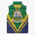 Saint Vincent and the Grenadines Independence Day Sleeveless Puffer Jacket Simple Style - Wonder Print Shop