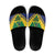 Saint Vincent and the Grenadines Independence Day Slide Sandals Simple Style - Wonder Print Shop