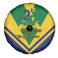 Saint Vincent and the Grenadines Independence Day Spare Tire Cover Simple Style - Wonder Print Shop