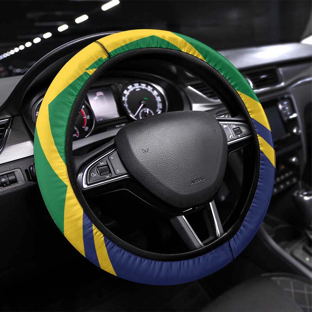 Saint Vincent and the Grenadines Independence Day Steering Wheel Cover Simple Style - Wonder Print Shop