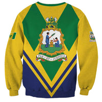 Saint Vincent and the Grenadines Independence Day Sweatshirt Simple Style - Wonder Print Shop