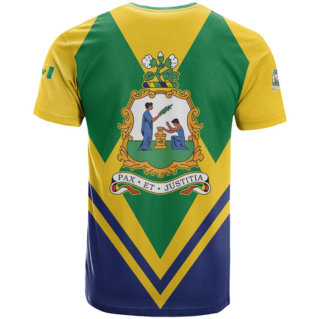 Saint Vincent and the Grenadines Independence Day T Shirt Simple Style - Wonder Print Shop