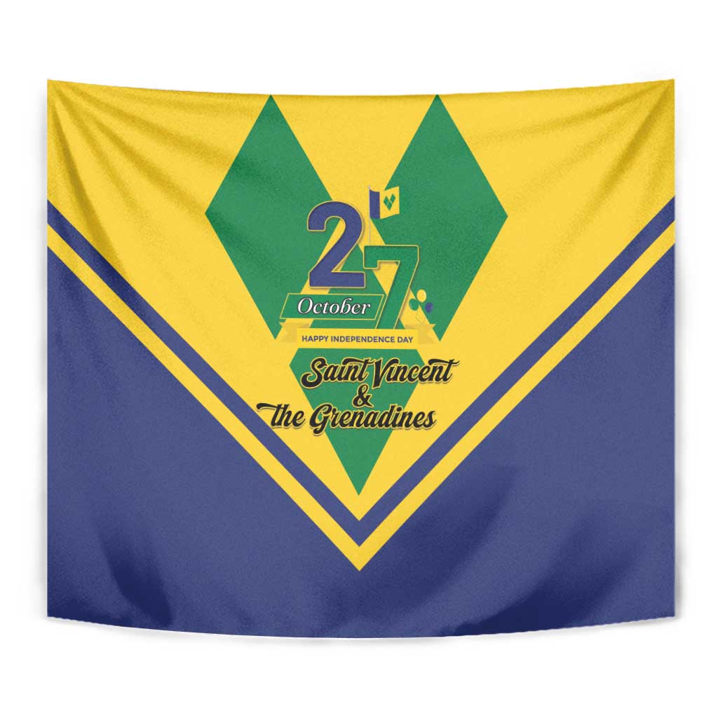 Saint Vincent and the Grenadines Independence Day Tapestry Simple Style - Wonder Print Shop
