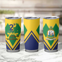 Saint Vincent and the Grenadines Independence Day Tumbler Cup Simple Style - Wonder Print Shop