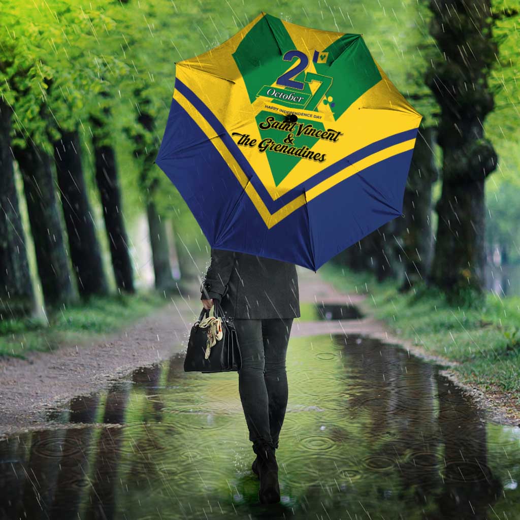 Saint Vincent and the Grenadines Independence Day Umbrella Simple Style - Wonder Print Shop