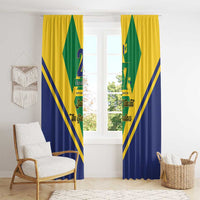 Saint Vincent and the Grenadines Independence Day Window Curtain Simple Style - Wonder Print Shop