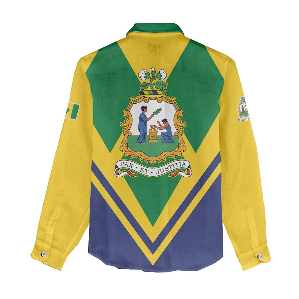 Saint Vincent and the Grenadines Independence Day Women Casual Shirt Simple Style - Wonder Print Shop