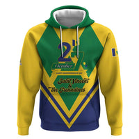 Saint Vincent and the Grenadines Independence Day Zip Hoodie Simple Style - Wonder Print Shop