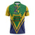 Saint Vincent and the Grenadines Independence Day Zipper Polo Shirt Simple Style - Wonder Print Shop