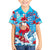 Hawaii Christmas Kid Hawaiian Shirt Santa Claus Surfing Kakau Tropical Style - Wonder Print Shop
