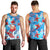 Hawaii Christmas Men Tank Top Santa Claus Surfing Kakau Tropical Style - Wonder Print Shop
