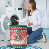 Cowgirl Boots Howdy Christmas Laundry Basket Western Christmas - Wonder Print Shop