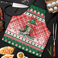 Cowgirl Boots Howdy Christmas Apron Western Christmas - Wonder Print Shop