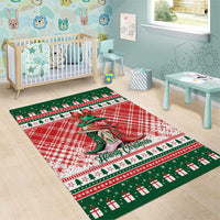 Cowgirl Boots Howdy Christmas Area Rug Western Christmas - Wonder Print Shop