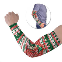 Personalized Cowgirl Boots Howdy Christmas Arm Sleeves Western Christmas - Wonder Print Shop