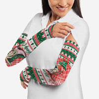 Personalized Cowgirl Boots Howdy Christmas Arm Sleeves Western Christmas - Wonder Print Shop