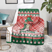 Cowgirl Boots Howdy Christmas Blanket Western Christmas - Wonder Print Shop